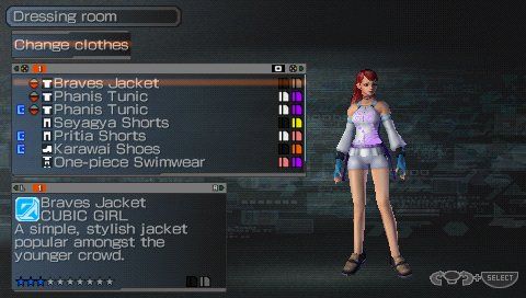 Phantasy Star Portable screenshot 3 for PSP
